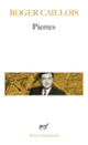 Couverture Pierres suivi d'autres textes (Roger Caillois)