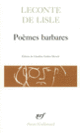 Couverture Poèmes barbares (Charles Leconte de Lisle)