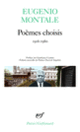 Couverture Poèmes choisis (Eugenio Montale)
