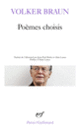 Couverture Poèmes choisis (Volker Braun)