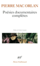 Couverture Poésies documentaires complètes (Pierre Mac Orlan)