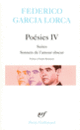 Couverture Poésies (Federico García Lorca)