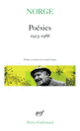 Couverture Poésies ( Norge)