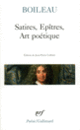 Couverture Satires – Épîtres – Art poétique ( Boileau)