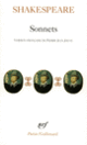 Couverture Sonnets (William Shakespeare)