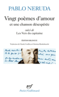 Couverture Vingt poèmes d'amour et une chanson désespérée / Les Vers du capitaine ()