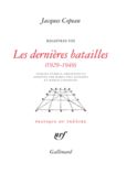 Couverture Les dernières batailles ()