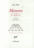 Couverture Mémento ()
