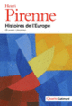 Couverture Histoires de l'Europe (Henri Pirenne)
