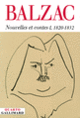 Couverture Nouvelles et contes (Honoré de Balzac)