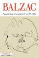 Couverture Nouvelles et contes (Honoré de Balzac)