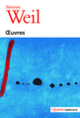 Couverture Œuvres (Simone Weil)