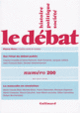 Couverture Le Débat (Collectif(s) Collectif(s))