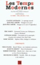 Couverture Les Temps modernes (Collectif(s) Collectif(s))