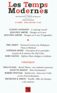 Couverture Les Temps modernes ()