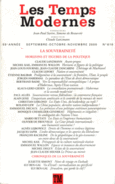 Couverture Les Temps Modernes ()