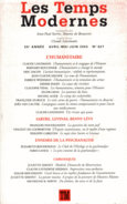 Couverture Les Temps modernes ()