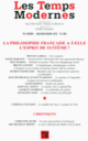 Couverture Les Temps Modernes (Collectif(s) Collectif(s))