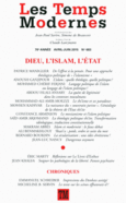 Couverture Les Temps Modernes ()