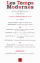 Couverture Les Temps Modernes (Collectif(s) Collectif(s))