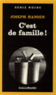 Couverture C'est de famille! (Joseph Hansen)