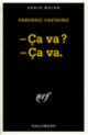 Couverture – Ça va? – Ça va. (Frédéric Castaing)
