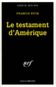 Couverture Le Testament d'Amérique (Francis Ryck)