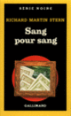 Couverture Sang pour sang (Richard Martin Stern)