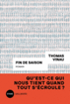 Couverture Fin de saison (Thomas Vinau)