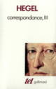 Couverture Correspondance (G.W.F. Hegel)