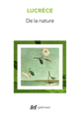 Couverture De la nature ( Lucrèce)
