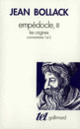 Couverture Empédocle (Jean Bollack, Empédocle)