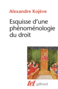 Couverture Esquisse d'une phénoménologie du Droit ()