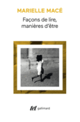 Couverture Façons de lire, manières d'être ()