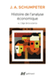 Couverture Histoire de l'analyse économique (Joseph Aloys Schumpeter)
