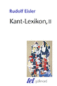 Couverture Kant-Lexikon (Rudolf Eisler, Kant)