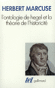 Couverture L'Ontologie de Hegel et la théorie de l'historicité (Herbert Marcuse)