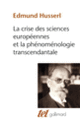 Couverture La crise des sciences européennes et la phénoménologie transcendantale (Edmund Husserl)