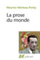 Couverture La prose du monde (Maurice Merleau-Ponty)