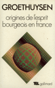 Couverture Origines de l'esprit bourgeois en France ()