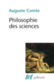 Couverture Philosophie des sciences (Auguste Comte)