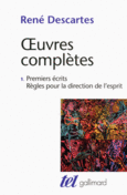 Couverture Premiers écrits – Règles pour la direction de l'esprit ()
