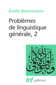 Couverture Problèmes de linguistique générale ()