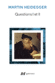 Couverture Questions I et II (Martin Heidegger)