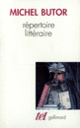 Couverture Répertoire littéraire (Michel Butor)