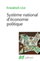 Couverture Système national d'économie politique (Friedrich List)