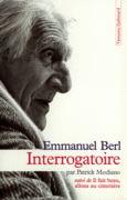 Couverture Interrogatoire par Patrick Modiano / Il fait beau, allons au cimetière (,Patrick Modiano)