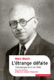 Couverture L'étrange défaite (Marc Bloch)