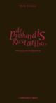 Couverture De profundis gustatibus (Olivier Grosjean)