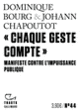 Couverture « Chaque geste compte » (Dominique Bourg,Johann Chapoutot)